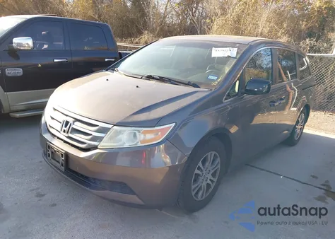 2012 Honda Odyssey Ex-L из США, поврежденный, VIN 5FNRL5H61CB012460